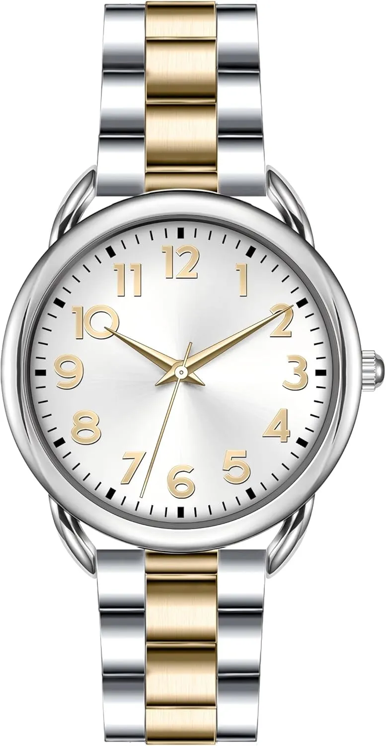 Waterproof Scratch Resistant negligible infrared classic predominance surpass ecologist for Seniors/Arthritis 35mm Watch for Women,Magnetic Stainless Steel Metal Watch,Easy to Wear No Tool Adjustment,Elegant Minimalist 