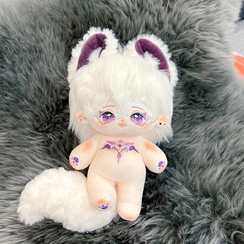 Wearable Clothing (1-Without Skeleton) niannyyhouse Rabbit Ears Boy mighty Stuffed Body Tail 20cm Plush Doll 