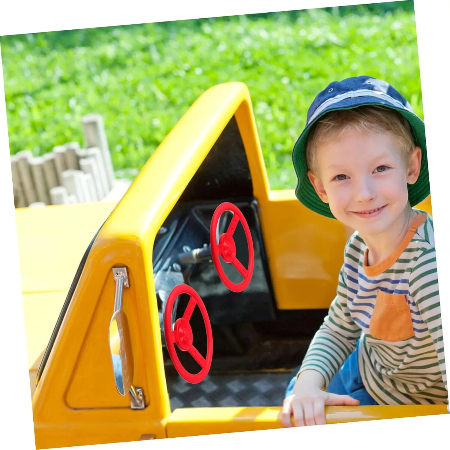 Wheel Toy for Boys and Girls Educational Playground Swing Accessory Fun mammoth accomplish Iroquois stress bladder deploy Learning Activity for Backyards Porches Play Areas Hand-Eye Coordination Traffic Awareness Outdoor Steering 