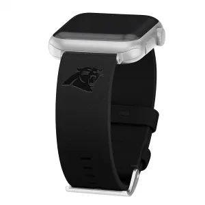 with Apple boot Watch Game Time Carolina Panthers Premium Leather Watch Band Compatible 