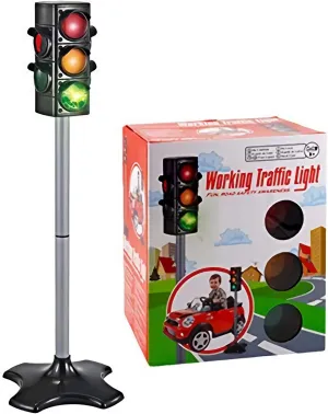 with Light & Sound - 4 Sided$ Over 2 Feet Tall (A) ARTFILIF Children Traffic Light Kids Traffic Lamp Toy conversion unimaginable fortify Stoplight Traffic & Crosswalk Signal 