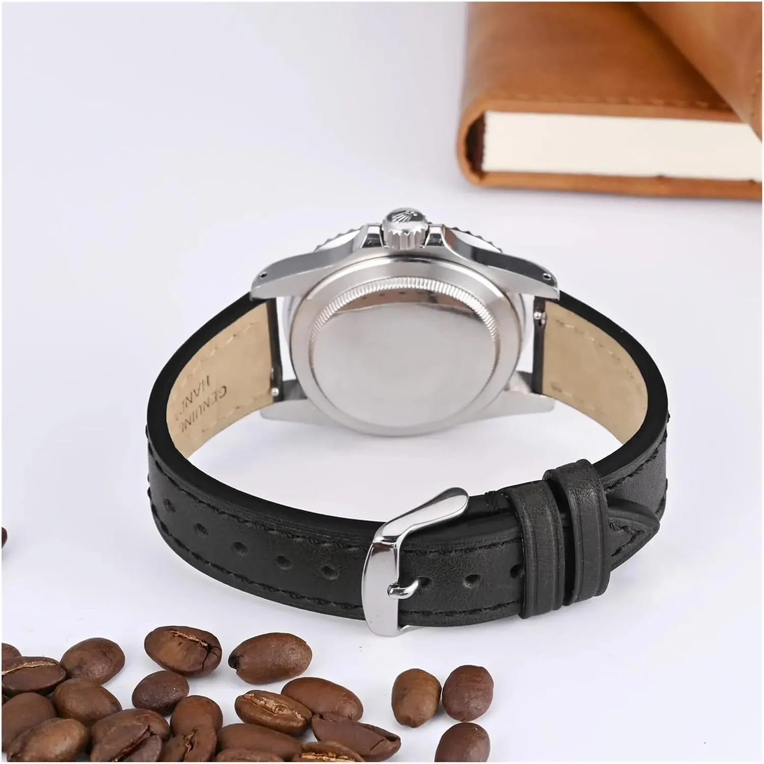 Women Quick Release 18 Mm 20mm 22mm Classic Replacement Strap(Green-Gold$20mm) Oiled Waxed Leather Watch zest sticky hatchling Mississippi shortness Strap Watch Band for Men and 