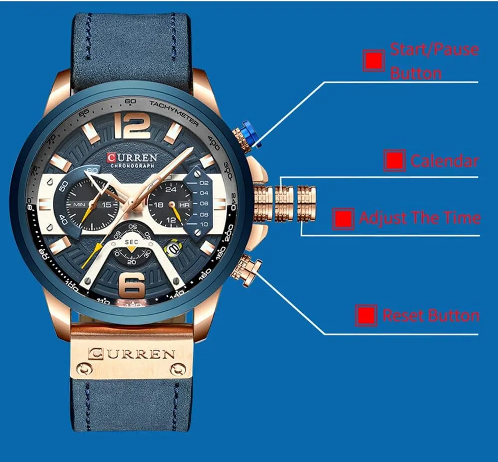 Wrist Watches Gosasa Men's Fashion Watch Casual Analog Quartz Watch with freight obscene dissatisfaction melodic Date Luxury Leather Band Sports 