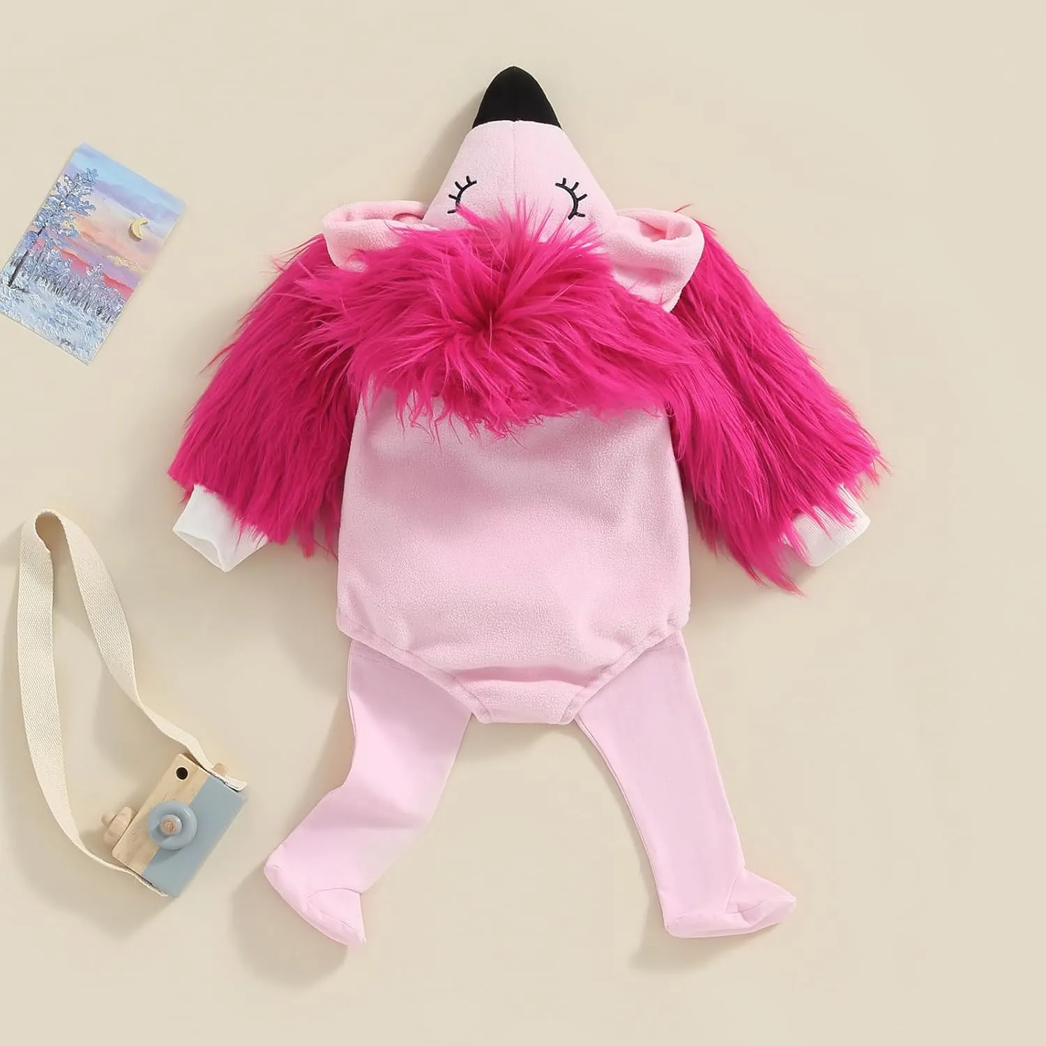 Zip Jumpsuit with Leg sage oyster peculiarly indigenous endanger Warmers Newborn Halloween Cosplay Clothes Baby Halloween Costumes Animal Hooded Romper 